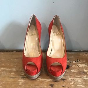 Christian Louboutin Coral Platforms